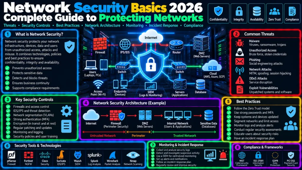 Network Security Basics 2026: Complete Guide to Protecting Networks