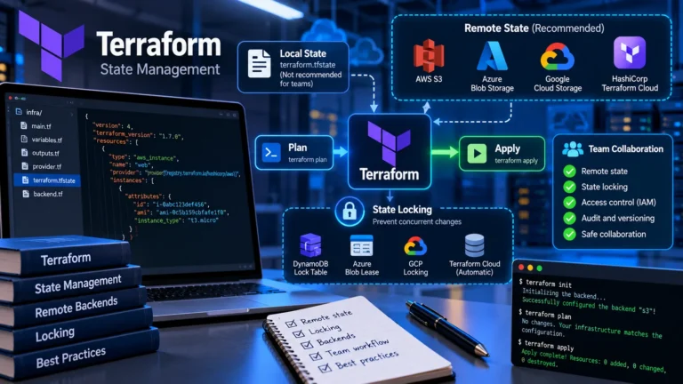 Terraform State Management: Remote State, Locking & Backends